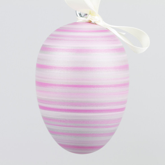 Handgedrechseltes Maxi Osterei, 8 cm, Einzelstück