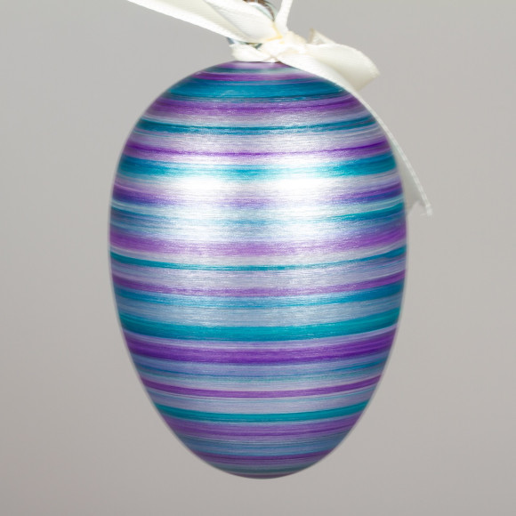 Handgedrechseltes Maxi Osterei, 8 cm, Einzelstück