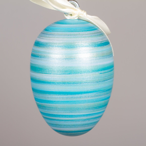 Handgedrechseltes Maxi Osterei, 8 cm, Einzelstück