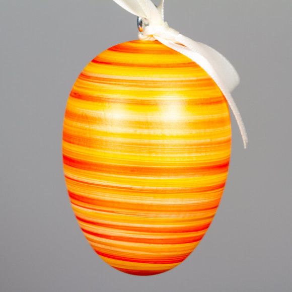 Handgedrechseltes Maxi Osterei, 8 cm, Einzelstück