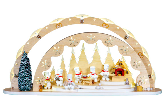 LED-Schwibbogen Weihnachtsbäckerei