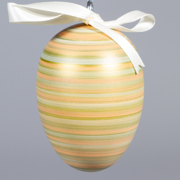 Handgedrechseltes Maxi Osterei, 8 cm, Einzelstück