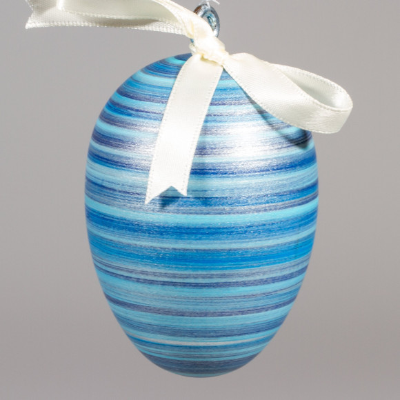 Handgedrechseltes Maxi Osterei, 8 cm, Einzelstück