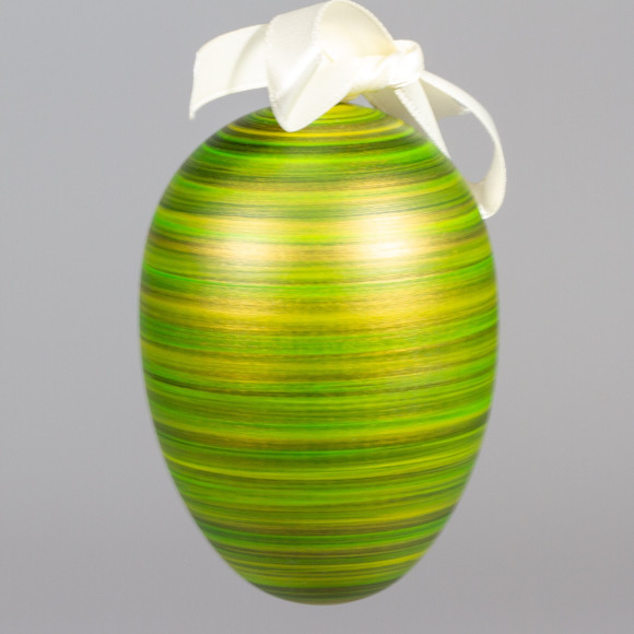 Handgedrechseltes Maxi Osterei, 8 cm, Einzelstück