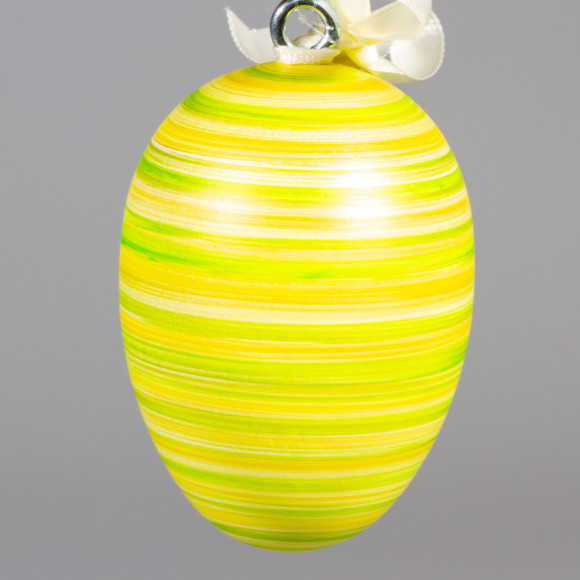 Handgedrechseltes Maxi Osterei, 8 cm, Einzelstück