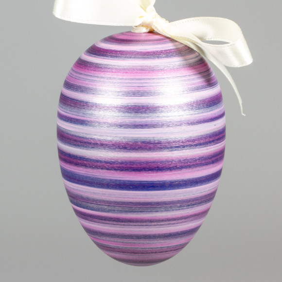 Handgedrechseltes Maxi Osterei, 8 cm, Einzelstück