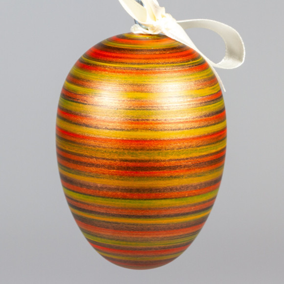 Handgedrechseltes Maxi Osterei, 8 cm, Einzelstück