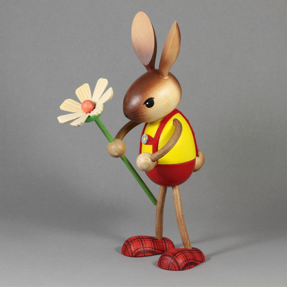 Kuhnerthase Hasenjunge mit Blume
