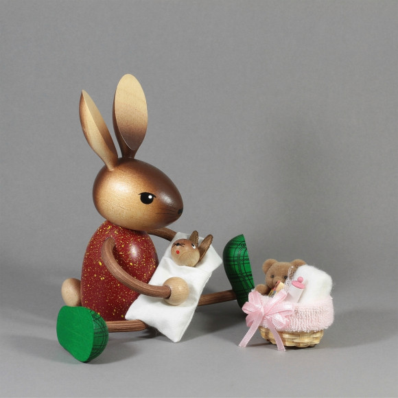 Kuhnerthase Hase mit Baby