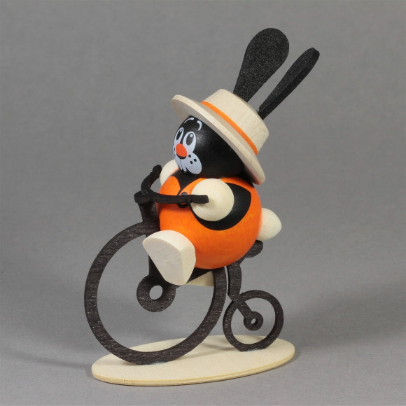 Kugelhase Osterhase auf Hochrad