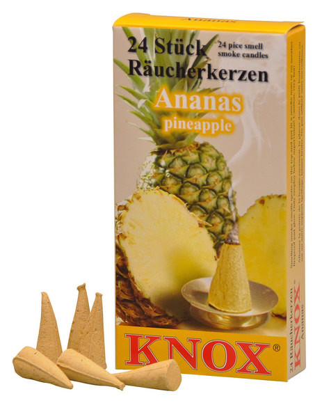 Räucherkerzen  - Gewürze - Ananas 35g, 24 Stk. Packung