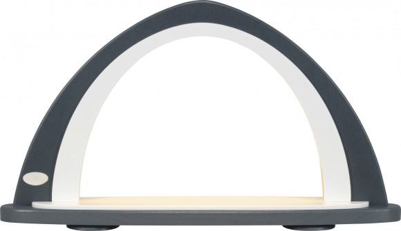 LED Leerbogen grau/weiß - 52 x 30 cm