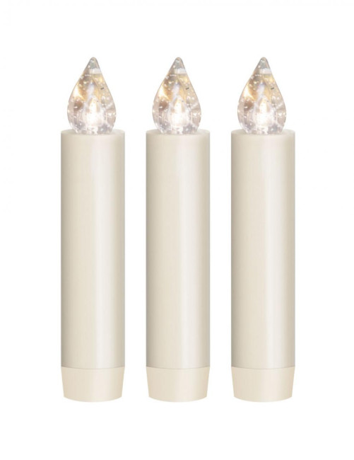 Lumix LED Kerzen SuperLight, Ergänzungs-Set, 3-teilig