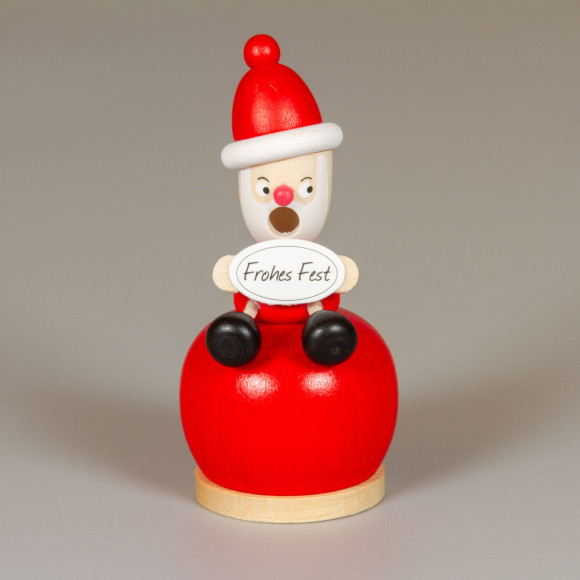 Der kleine Räuchermann Weihnachtsmann - rot