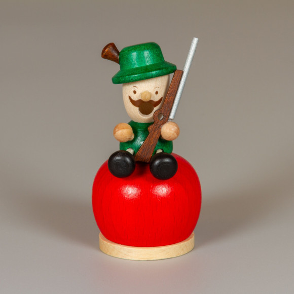 Der kleine Räuchermann Jäger - rot