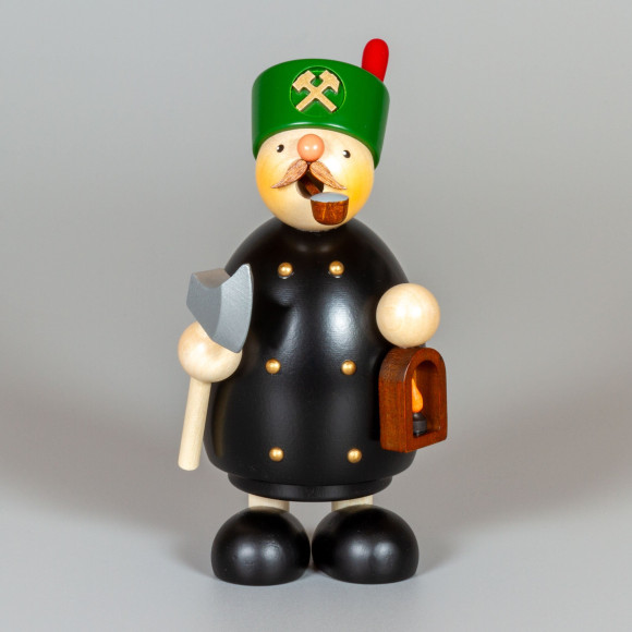 Maik Körner Räuchermann Bergmann mit Grubenlampe