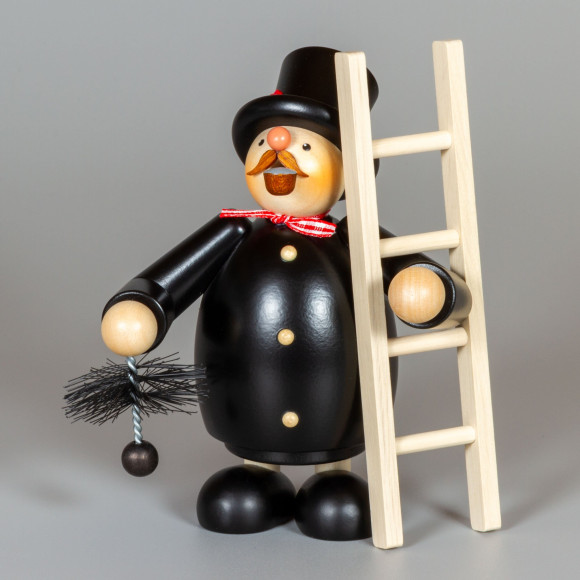 Maik Körner Räuchermann Schornsteinfeger mit Leiter