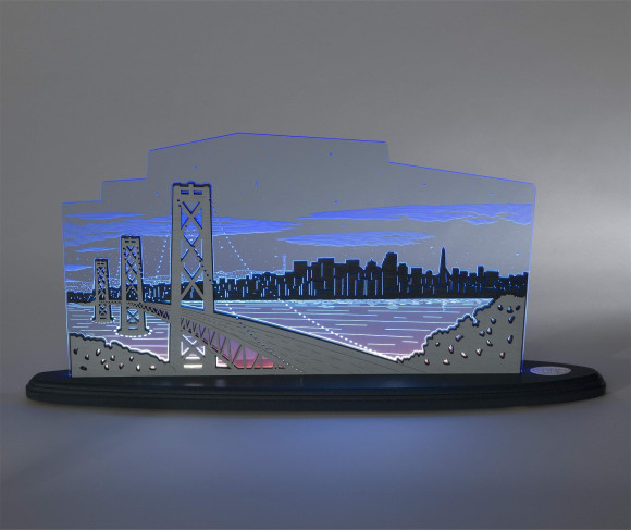 LED Motivleuchte 'Blick über San Francisco'