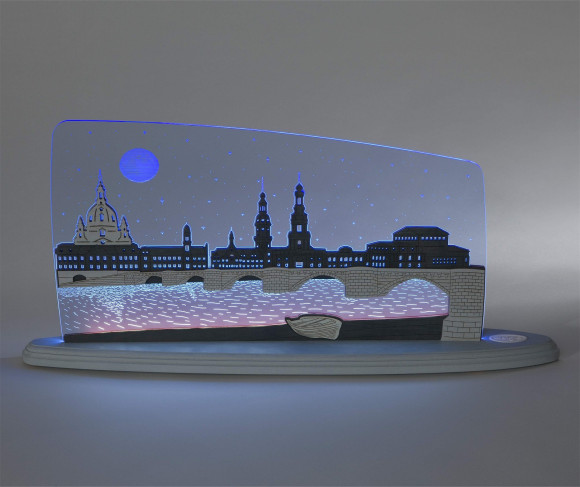 LED Motivleuchte 'Dresden bei Nacht'