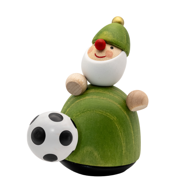 Dekofigur Picus mit Fußball - Sonderedition Sportler
