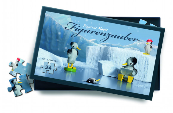 Puzzle Pinguine im Eis, 24 Teile