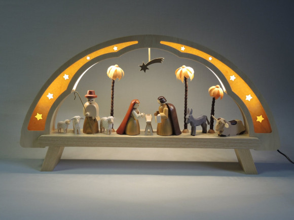 LED Schwibbogen Christi Geburt - Auslaufartikel
