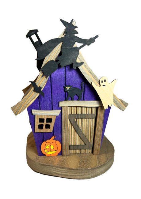 Rauchhaus Waldhütte Abenteuerhaus Halloween