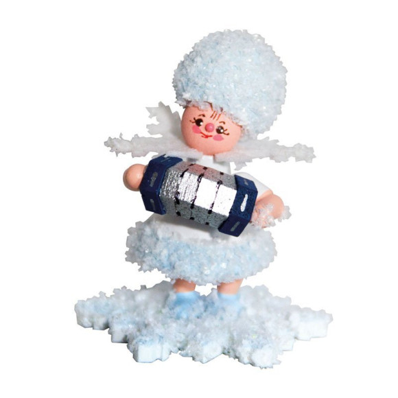 Schneeflöckchen mit Konzertina