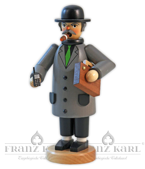 Räuchermann Geschäftsführer Chef - 22 cm