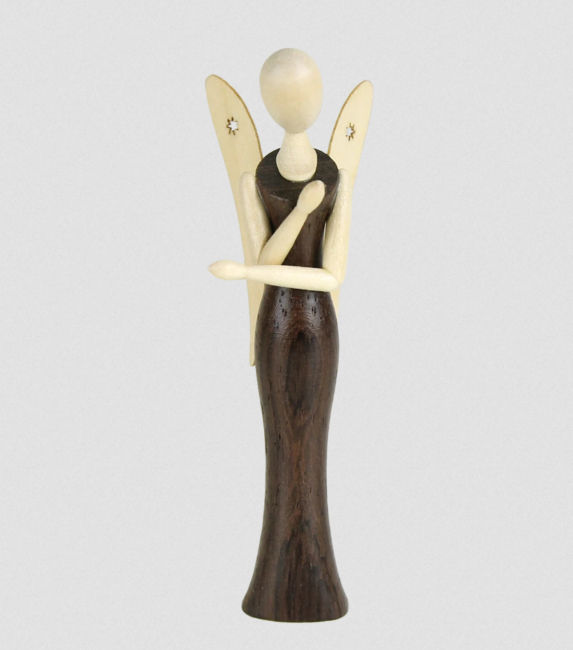 Sternkopf-Engel aus Palisander klein