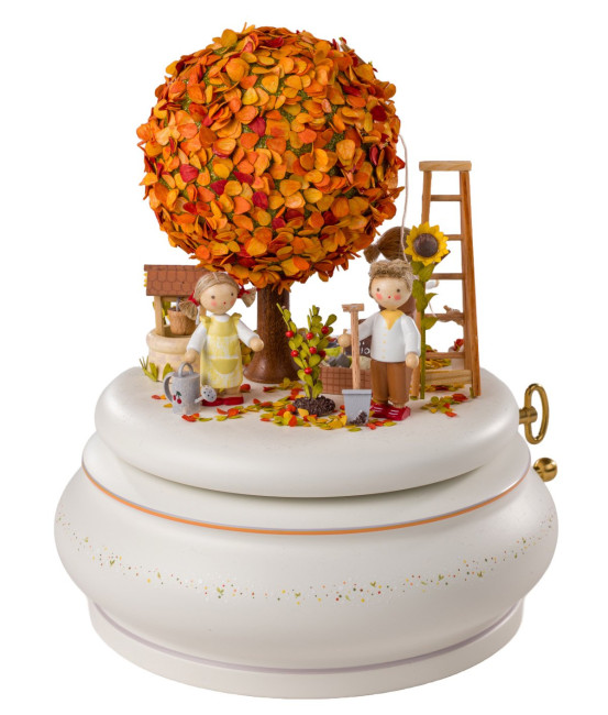 Spieldose Der alte Kirschbaum Herbst