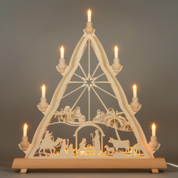 Schlick+Türk Doppel-Lichterspitze Fensterdreieck Heilige Nacht