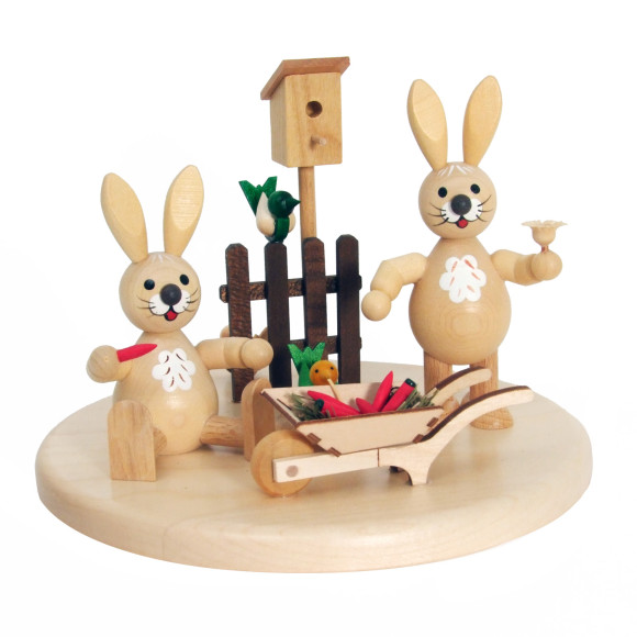 Teller für Tischleuchter Osterhase - Auslaufartikel