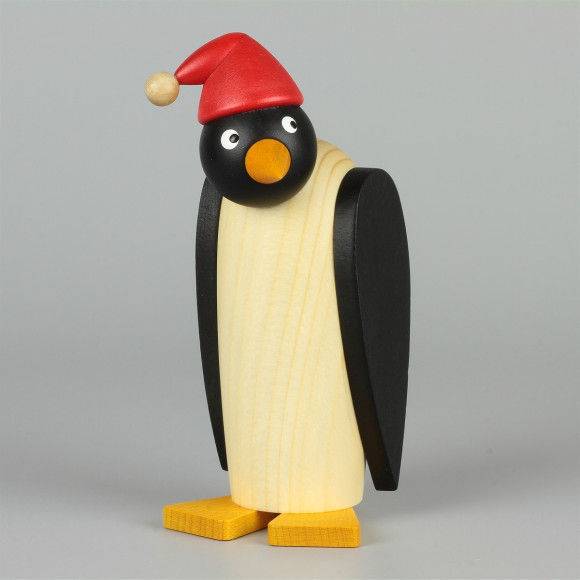 Pinguinfrau mit Mütze
