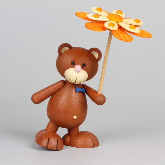 Teddy Kunibärt mit Blumenschirm