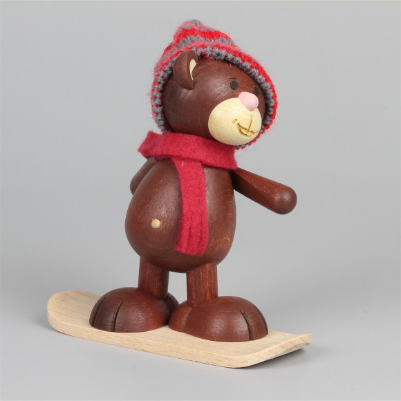 Teddy Winterkunibärt der Snowboarder
