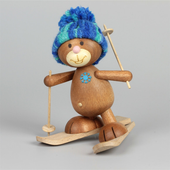 Teddy Winterkunibärt der Skifahrer