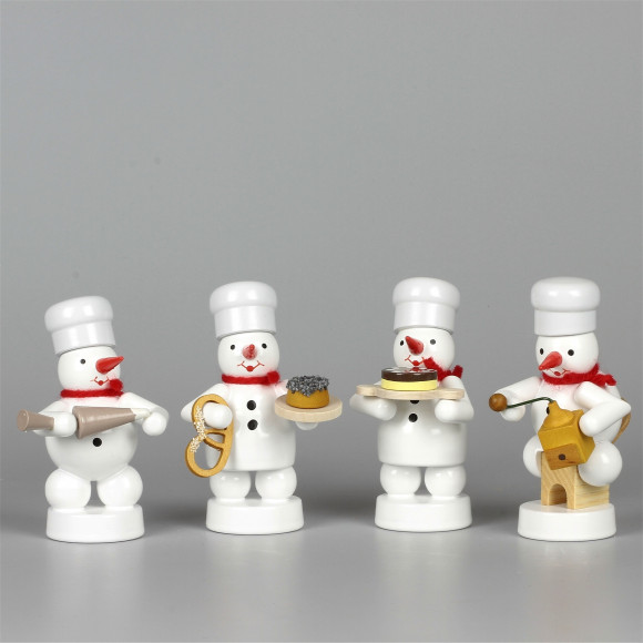 Schneemänner Weihnachtsbäckerei 5, 4-teilig
