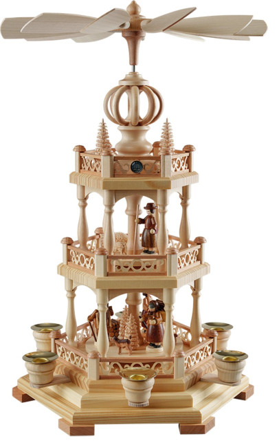 Pyramide Waldmotiv, 2-stöckig