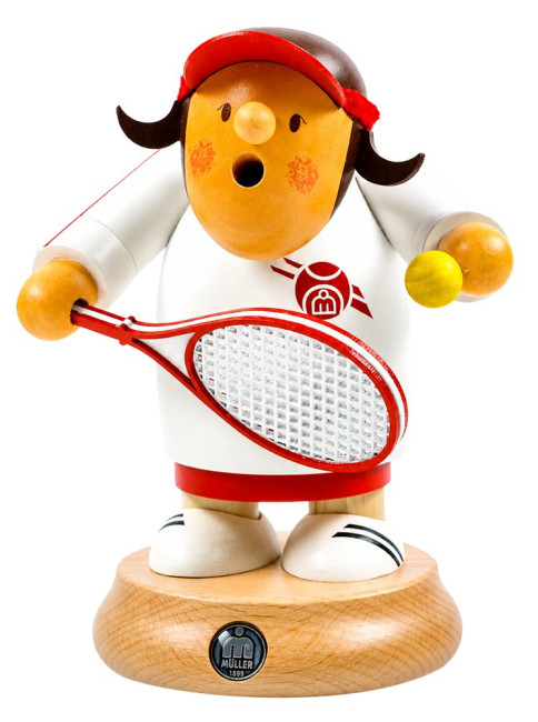 Müller Räuchermännchen Müllerchen Tennisspielerin