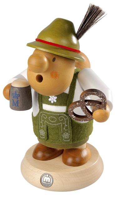 Müller Räuchermännchen Müllerchen Bayer in Tracht
