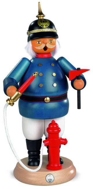 Räuchermann Historischer Feuerwehrmann