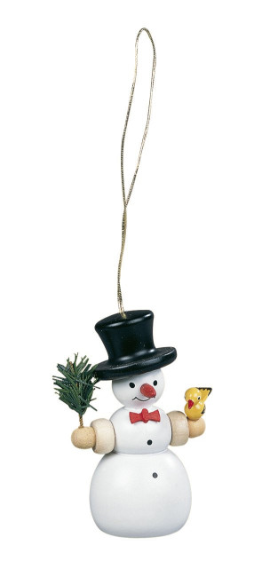Baumbehang Schneemann, farbig