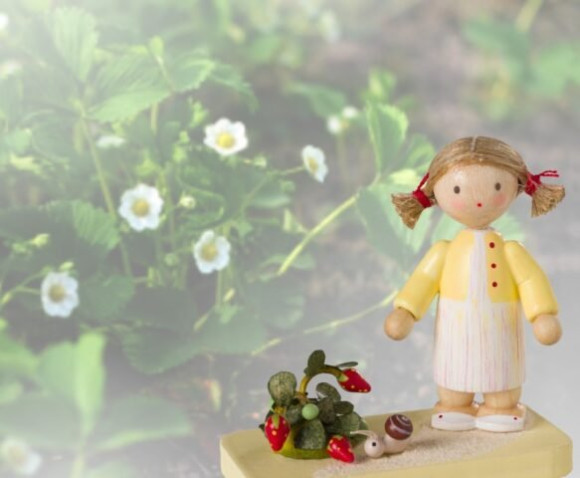 Flade Mädchen mit Weinbergschnecke - Neuheit 2026