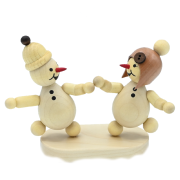 Schneemann Junior Geschwister tanzend