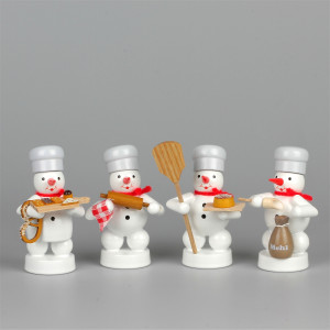 Schneemänner Weihnachtsbäckerei Bäckerquartett 1, 4-teilig