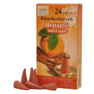 Räucherkerzen  - Gewürze - Bratapfel 35g, 24 Stk. Packung