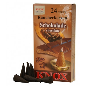 Räucherkerzen  - Gewürze Schokolade 35g, 24 Stk. Packung
