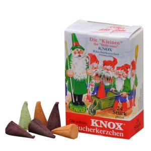 Räucherkerzen KNOX Minis Bunte Mischung, 24 Stück