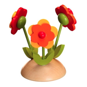 Blumensockel natur - bunt
